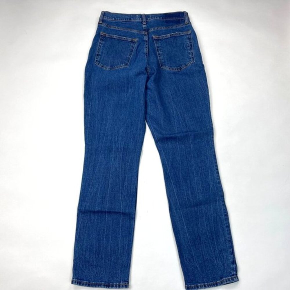 Abercrombie Fitch Curve Ultra High Rise 90s Slim Straight‎ Jeans Women 31 12 EUC - Picture 2 of 8